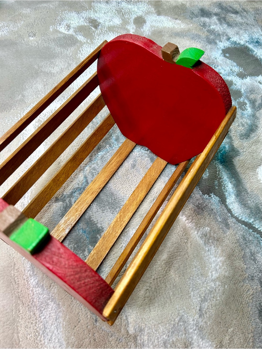 Vintage Wooden Apple Basket